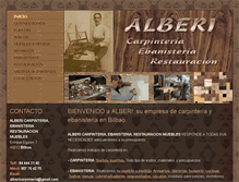 Tablet Screenshot of albericarpinteria.com